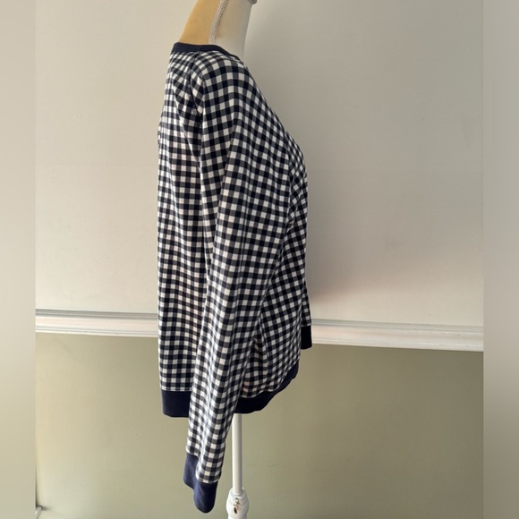 Draper James gingham sweatshirt - Picture 2 of 5